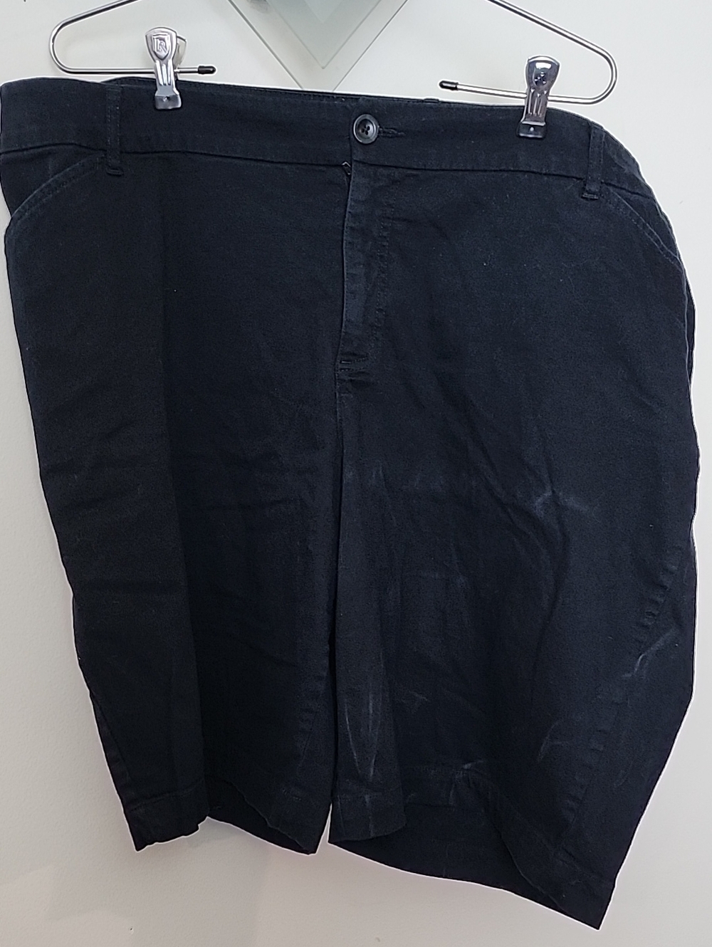 St John's Bay Black Bermuda Shorts